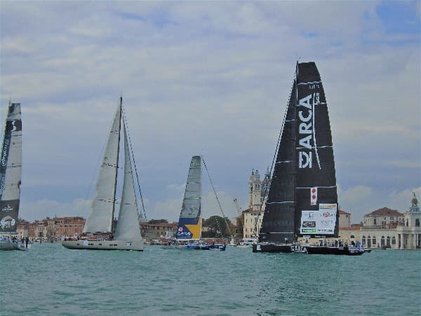 sailing in venice