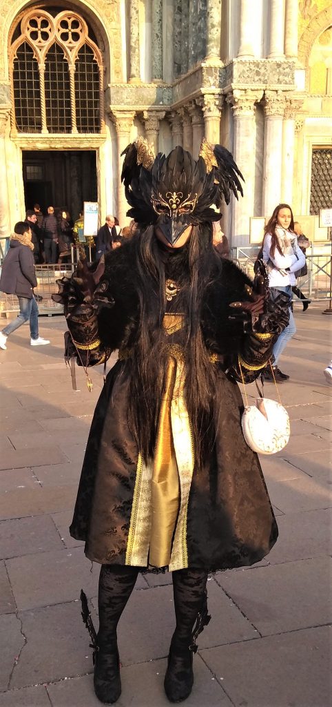 Scary dress on Saint Mark's Square