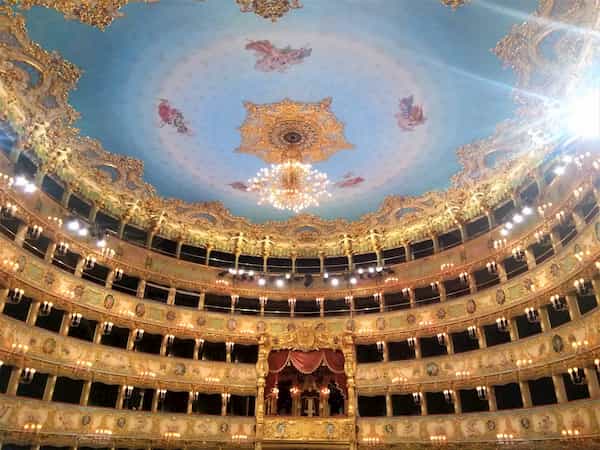 ceiling and stalls la fenice